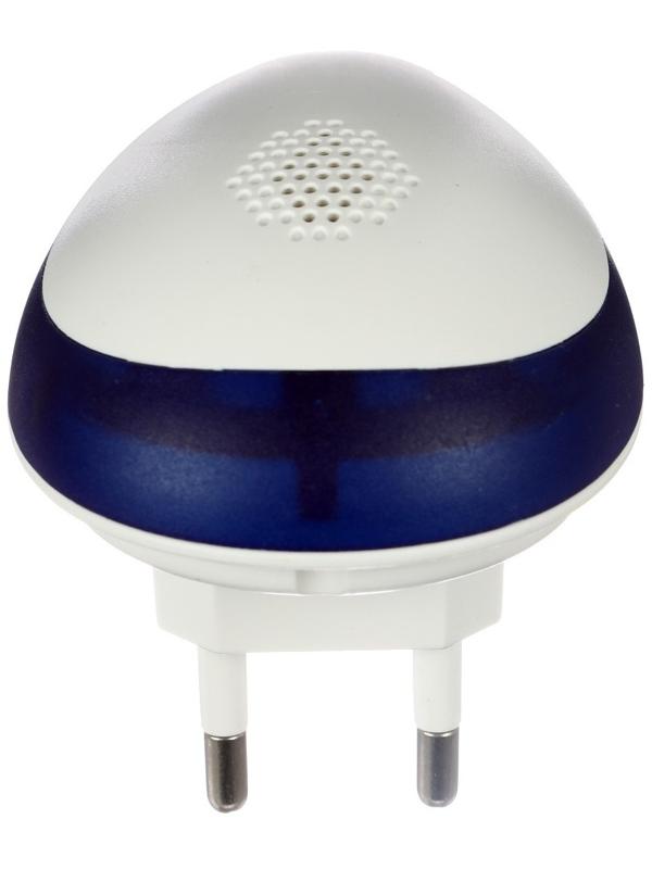 Отпугиватель насекомых и грызунов LRI-53, ультразвуковой, 100 м2, от сети, белый