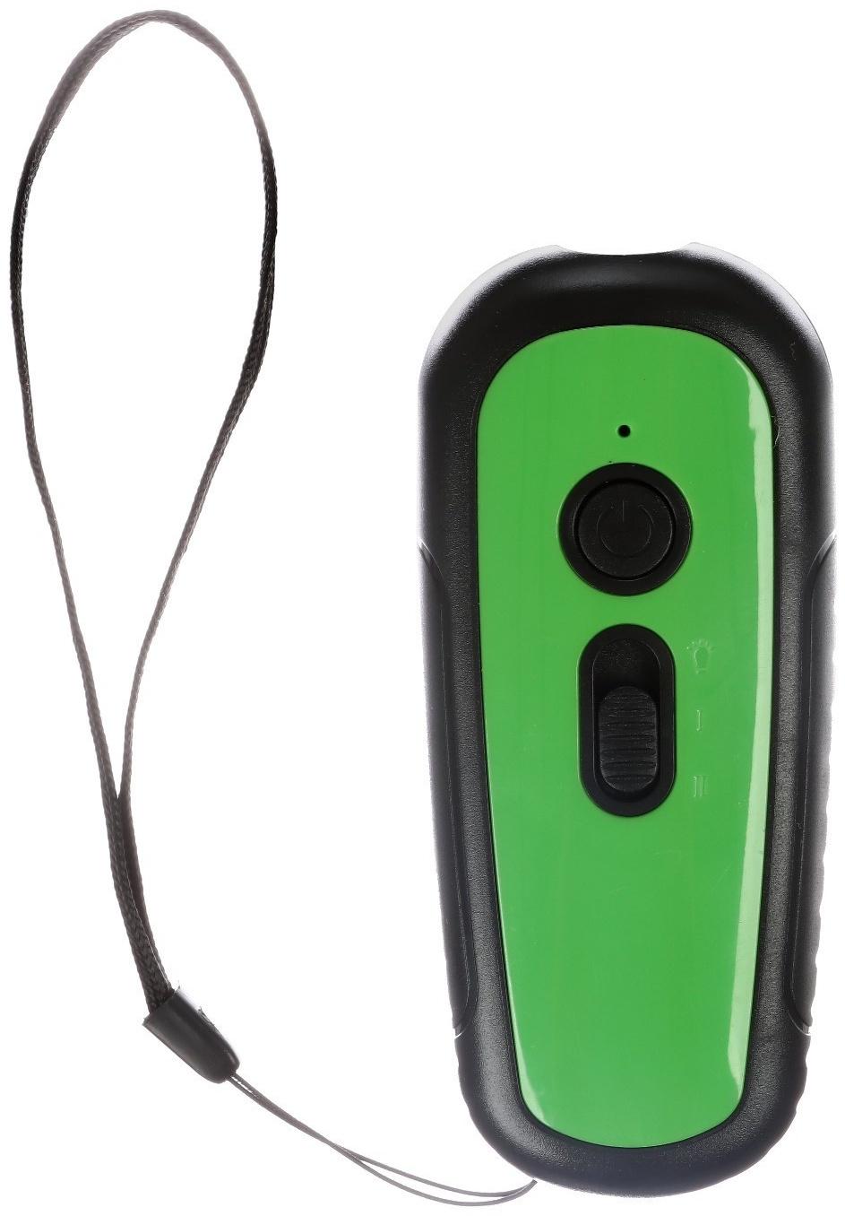 Отпугиватель собак LRI-56, ультразвуковой, от USB, 750 мА/ч, до 15 метров, зелёный