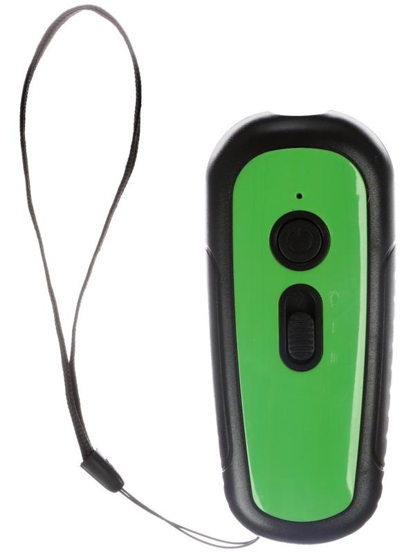 Отпугиватель собак LRI-56, ультразвуковой, от USB, 750 мА/ч, до 15 метров, зелёный