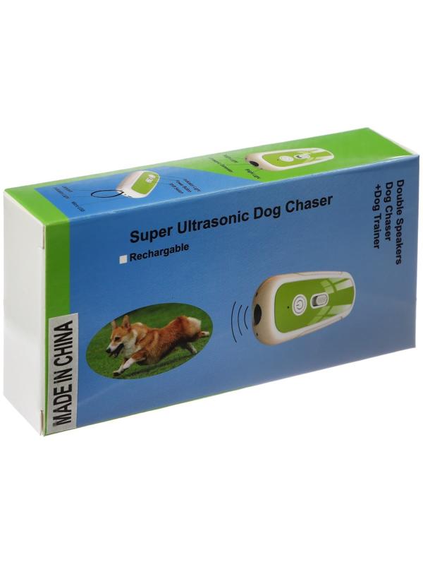 Отпугиватель собак LRI-56, ультразвуковой, от USB, 750 мА/ч, до 15 метров, зелёный