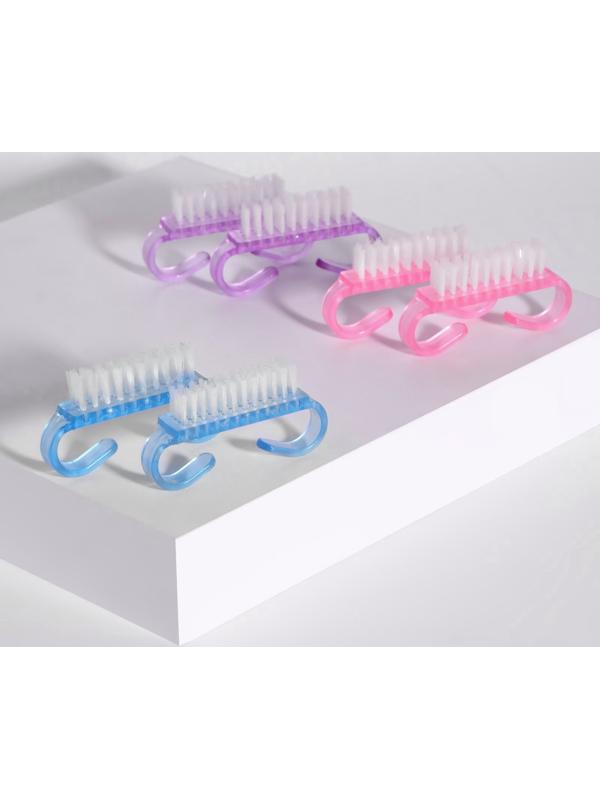 Щётки для маникюра/педикюра, 50 шт, 6,5 × 1,3 см, цвет МИКС