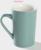 Кружка фарфоровая Доляна Good morning. Home, 385 мл, цвет голубой