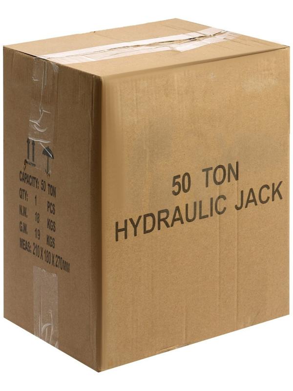 Домкрат бутылочный гидравлический ТУНДРА, второй клапан, подъем/подхват 465/255 мм, 50 т