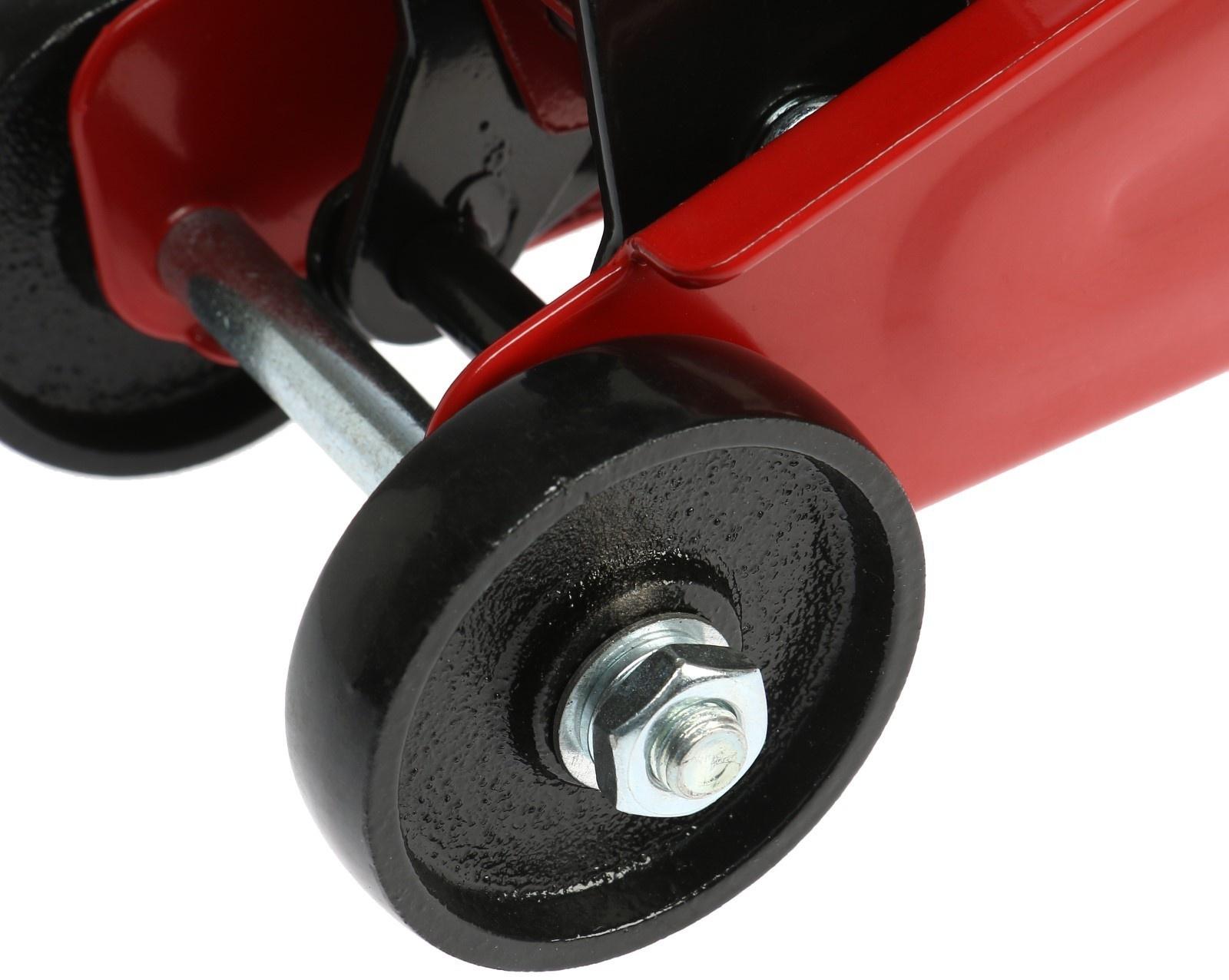 Домкрат подкатной гидравлический ЛОМ, подъем/подхват 320/130 мм, 2 т