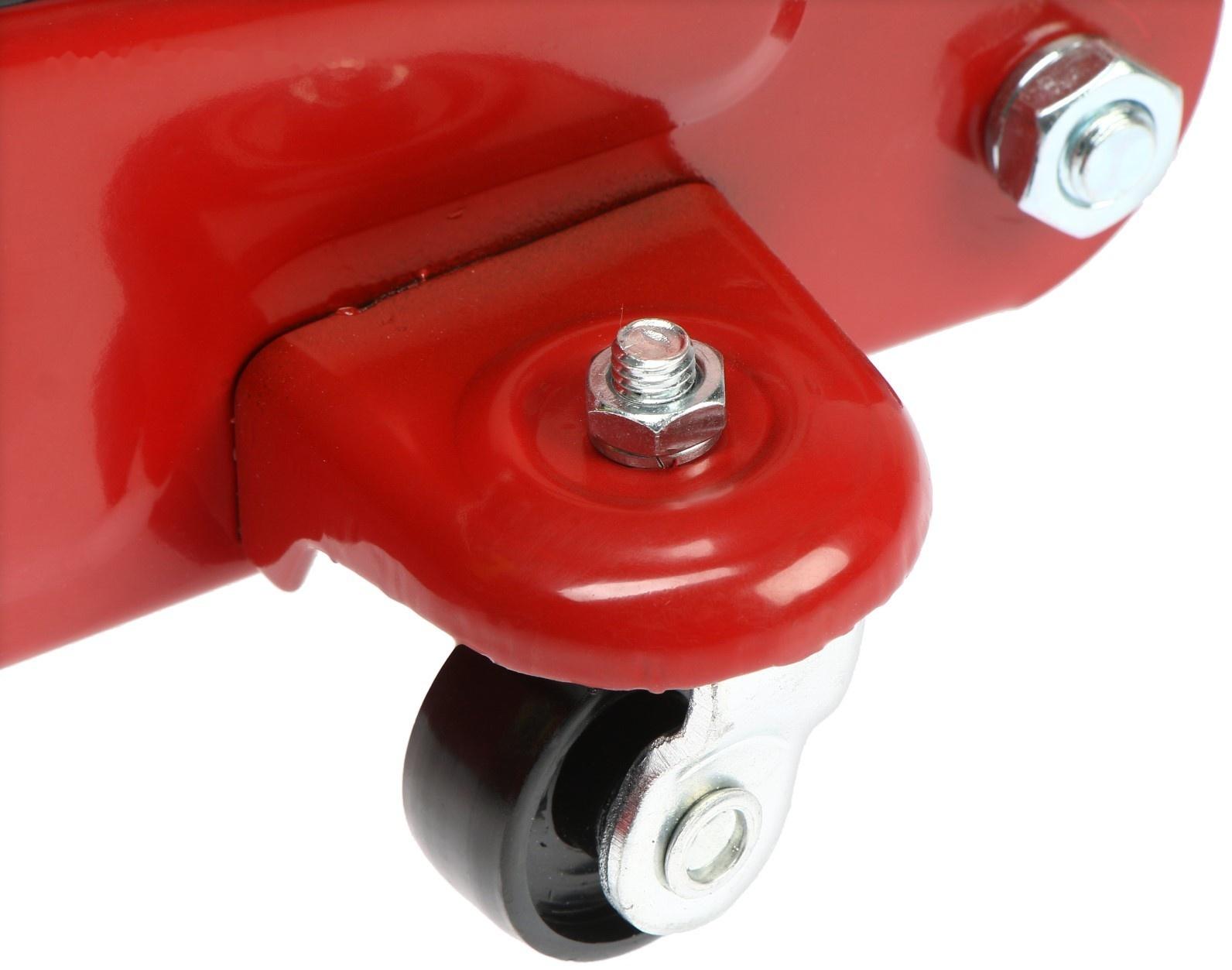 Домкрат подкатной гидравлический ЛОМ, подъем/подхват 320/130 мм, 2 т