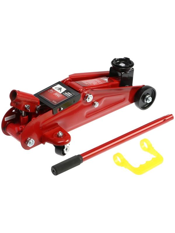 Домкрат подкатной гидравлический ЛОМ, подъем/подхват 320/130 мм, 2 т
