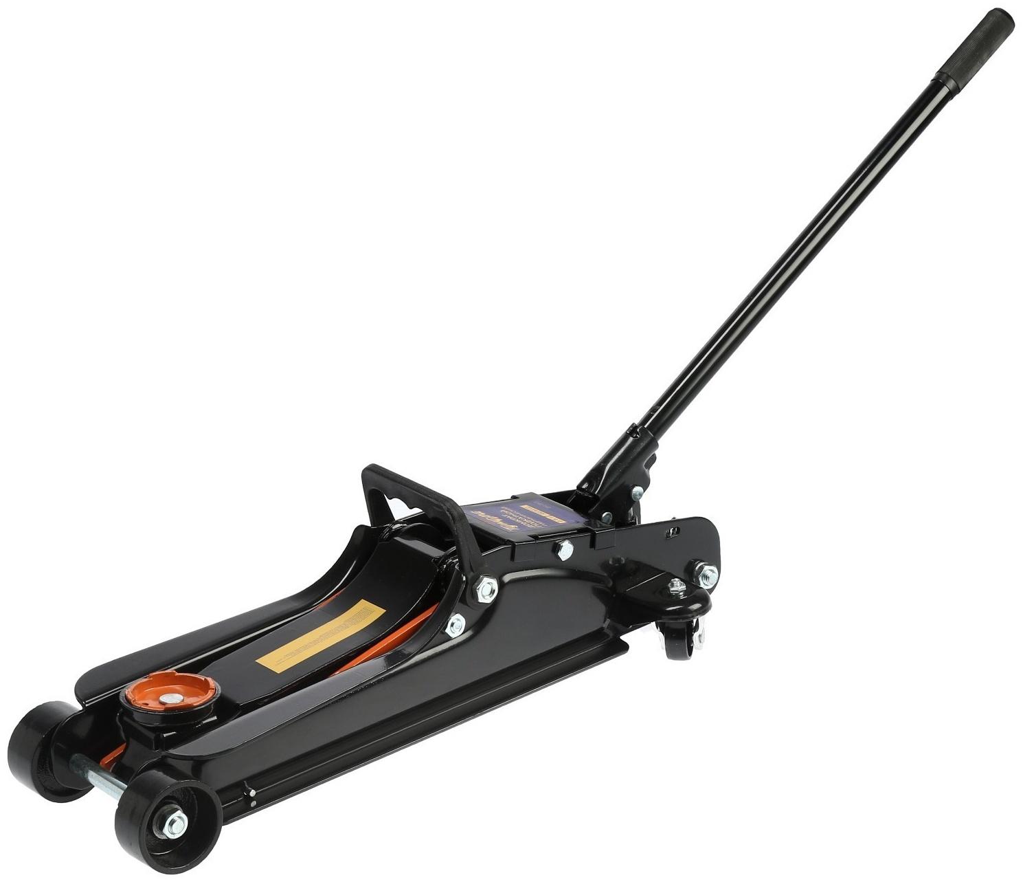 Домкрат подкатной гидравлический ТУНДРА PRO, подъем/низкий подхват 380/85 мм, 2.5 т