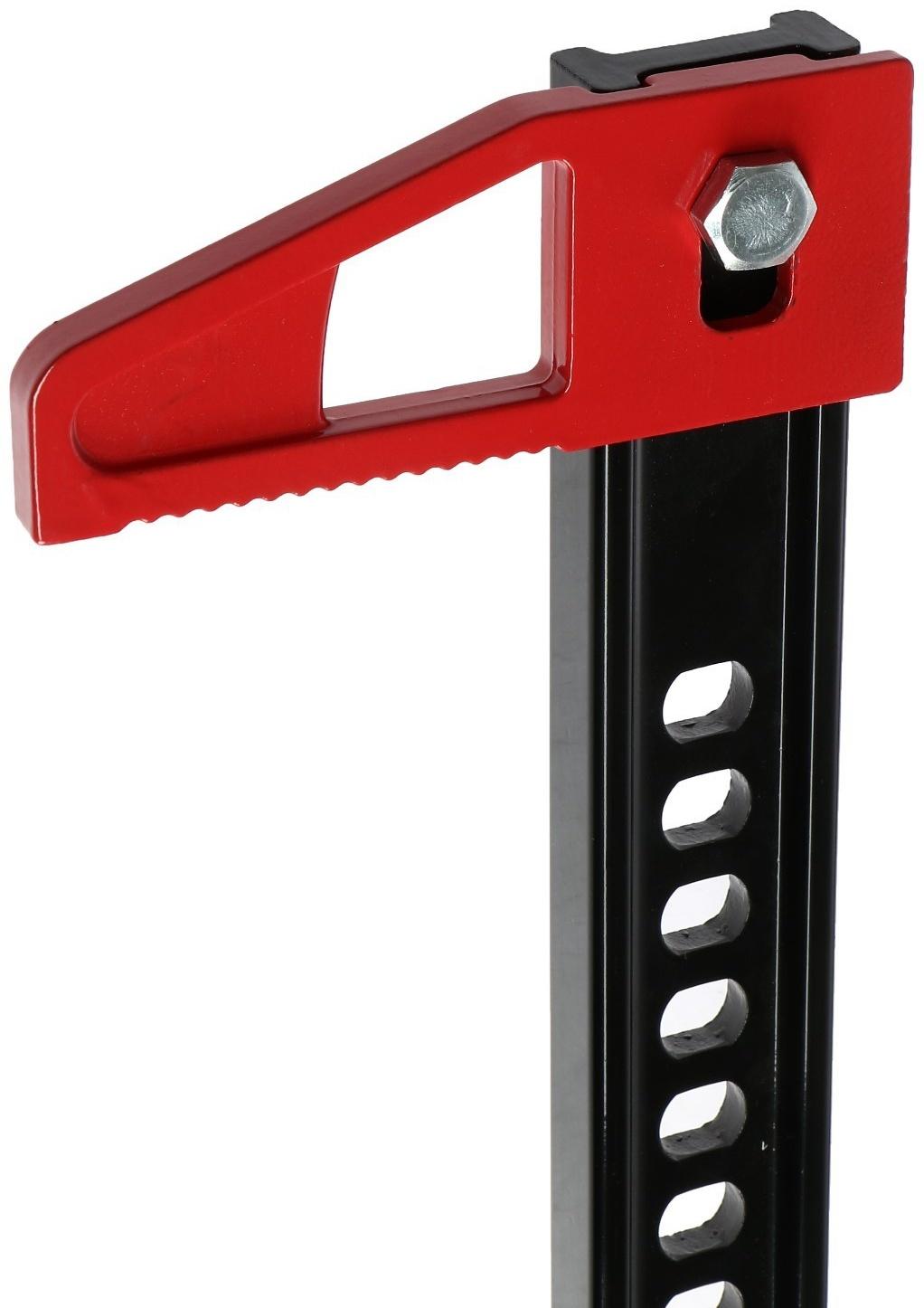 Домкрат реечный ТУНДРА, подъем/подхват 700/155 мм, 33