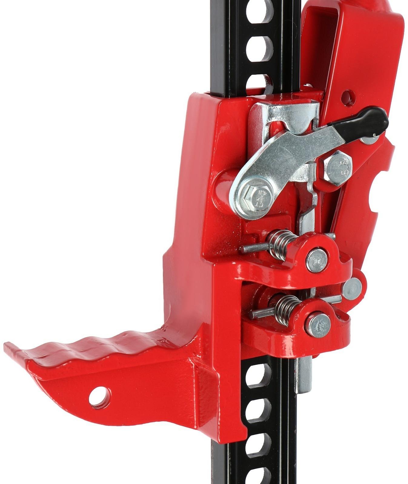 Домкрат реечный ТУНДРА, подъем/подхват 1070/155 мм, 48