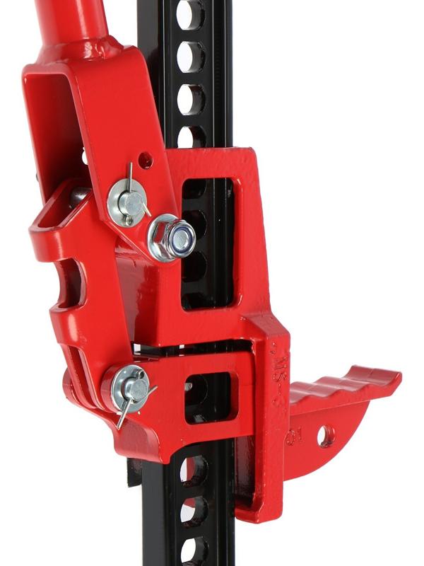 Домкрат реечный ТУНДРА, подъем/подхват 1070/155 мм, 48