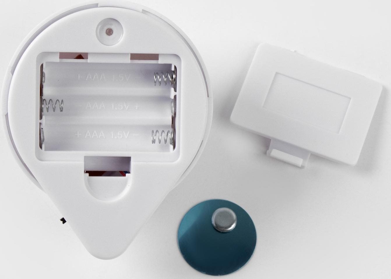 Фонарь-светильник, 80 лм, COB, 3 ААА, магнит, клейкая основа, 7.5 х 9.2 х 5.5 см