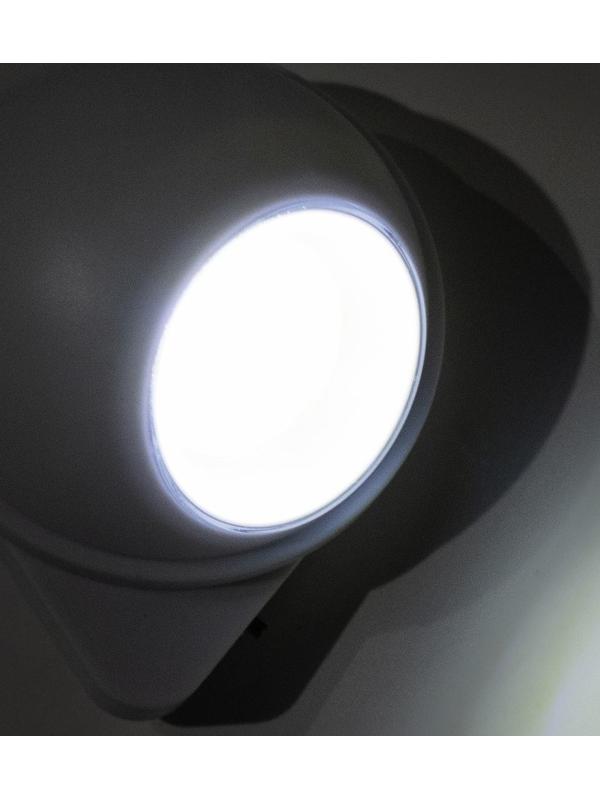 Фонарь-светильник, 80 лм, COB, 3 ААА, магнит, клейкая основа, 7.5 х 9.2 х 5.5 см