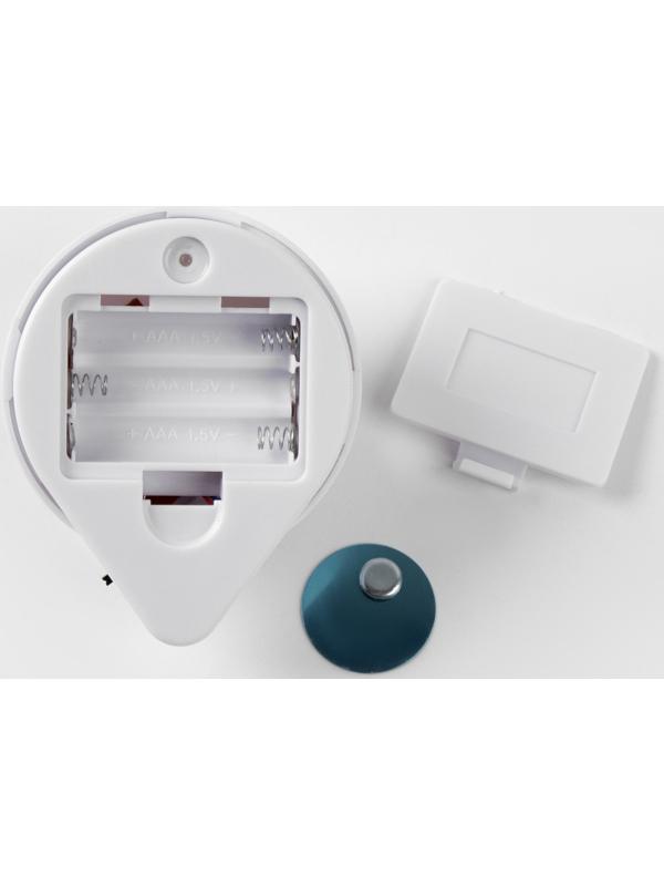 Фонарь-светильник, 80 лм, COB, 3 ААА, магнит, клейкая основа, 7.5 х 9.2 х 5.5 см