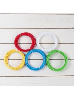 Пластик LuazON PLA-5, для 3D ручки, 5 цветов по 10 метров