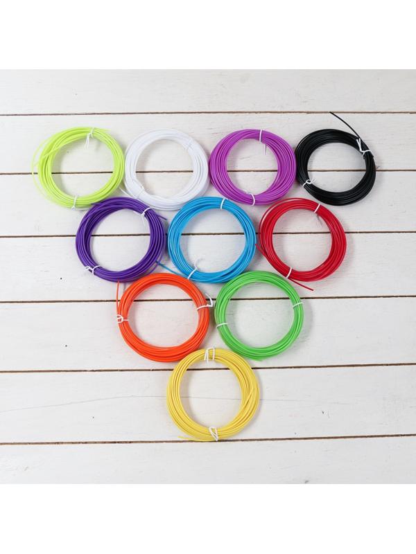 Пластик LuazON PLA-10, для 3D ручки, 10 цветов по 10 метров