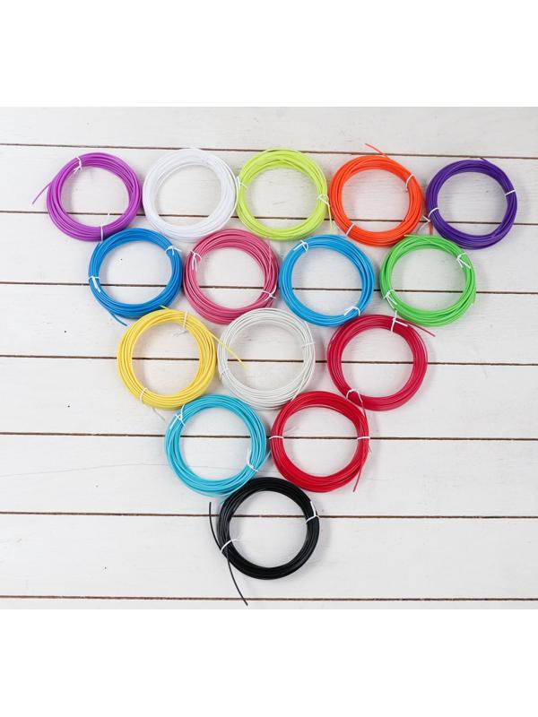 Пластик LuazON PLA-15, для 3D ручки, 15 цветов по 10 метров