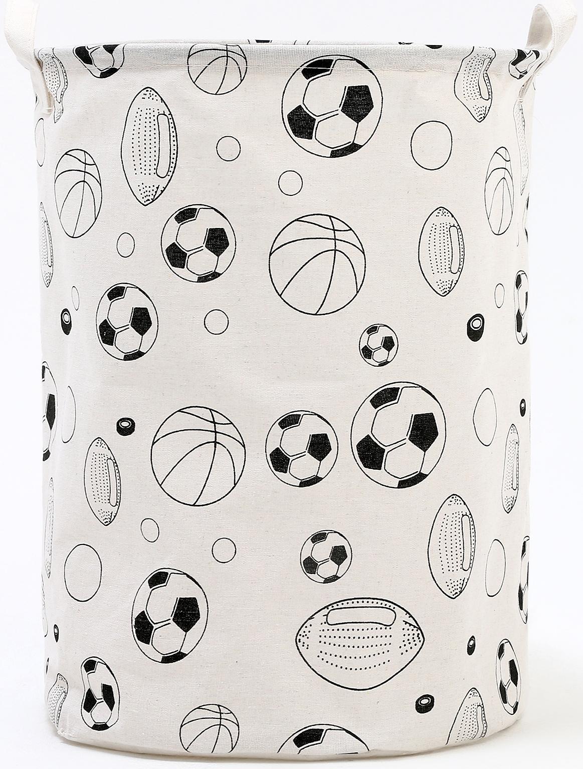 Корзина для игрушек «Мячи» 45 × 32 × 32 см