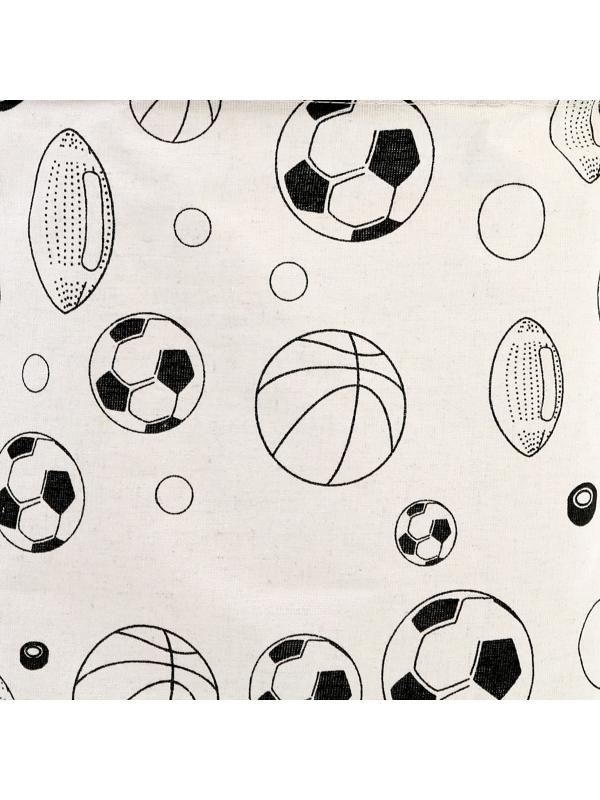 Корзина для игрушек «Мячи» 45 × 32 × 32 см