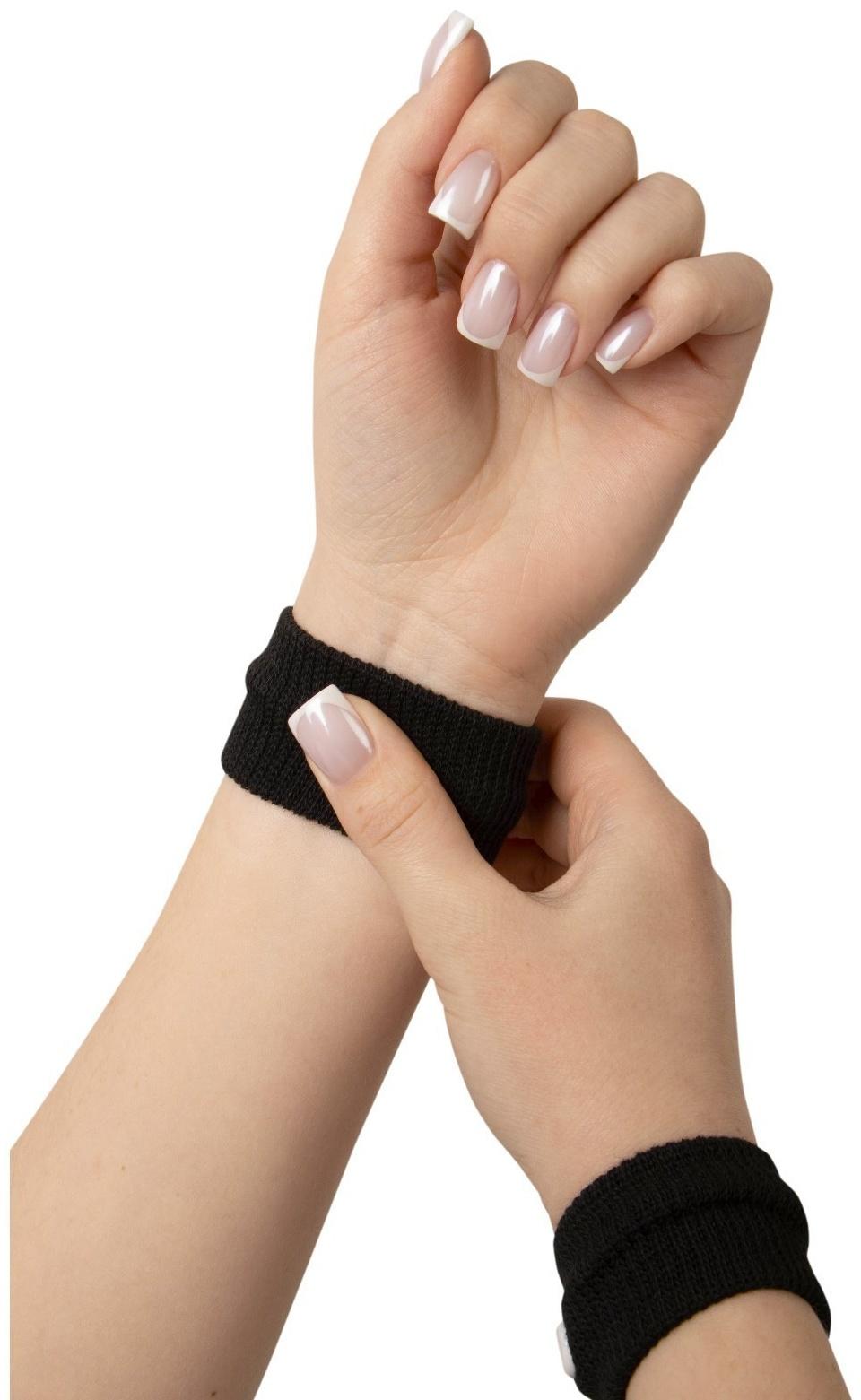 Браслеты от укачивания и тошноты 5*3 см черные 2 шт.