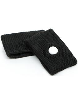 Браслеты от укачивания и тошноты 5*3 см черные 2 шт.