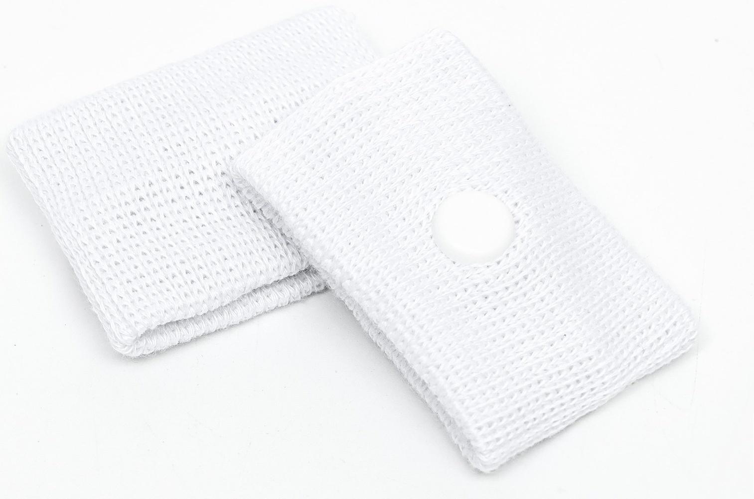 Браслеты от укачивания и тошноты 5*3 см белые 2 шт.