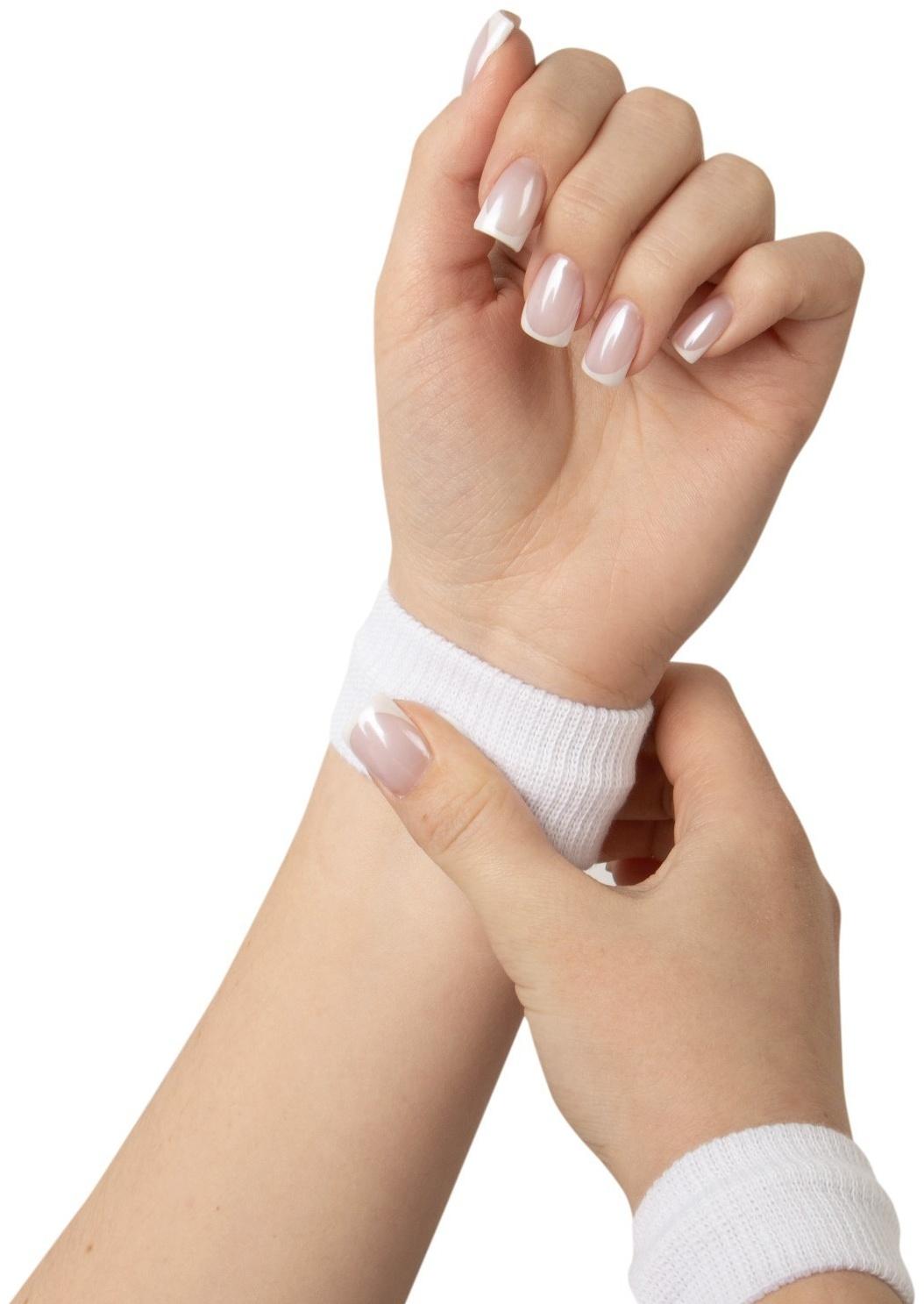 Браслеты от укачивания и тошноты 5*3 см белые 2 шт.