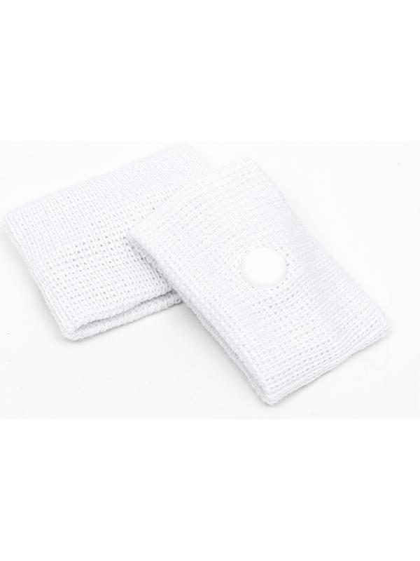 Браслеты от укачивания и тошноты 5*3 см белые 2 шт.