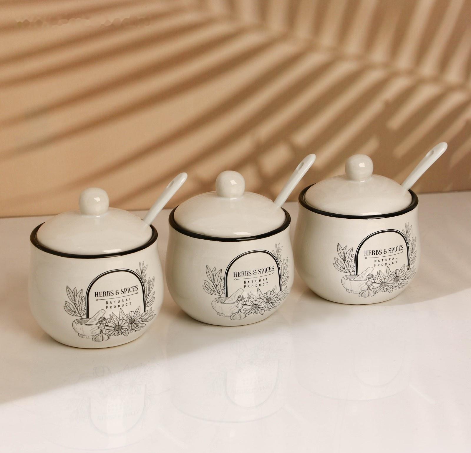 Набор банок для специй Natural product, 200 мл, 3 шт