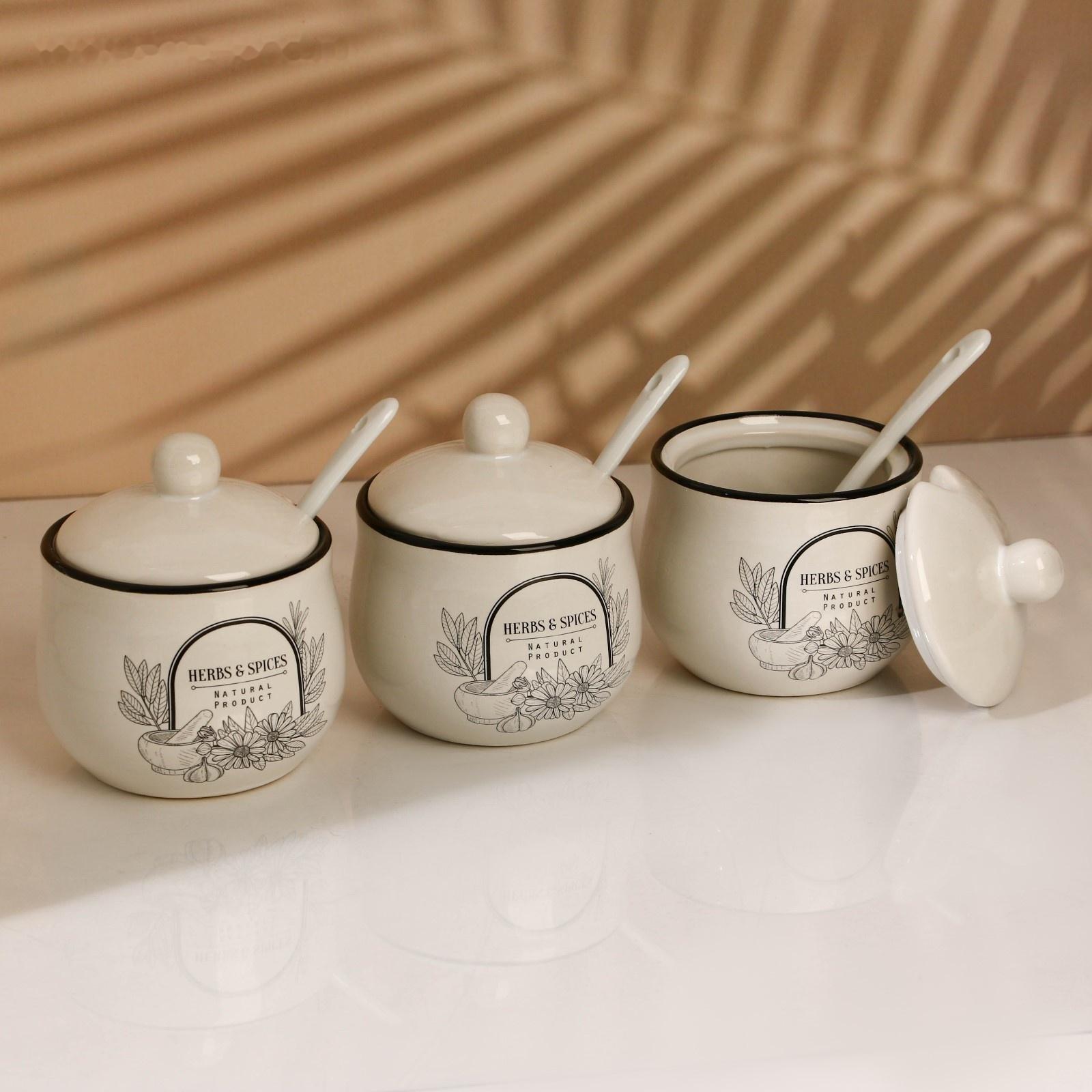 Набор банок для специй Natural product, 200 мл, 3 шт