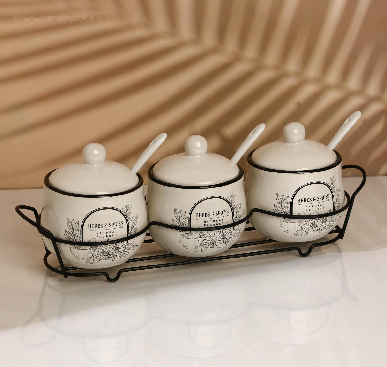 Набор банок для специй Natural product, 200 мл, 3 шт