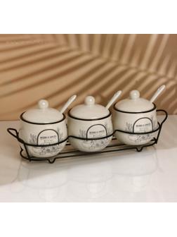 Набор банок для специй Natural product, 200 мл, 3 шт