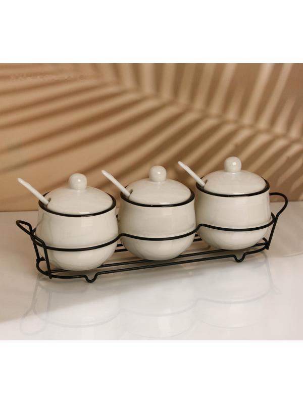 Набор банок для специй Natural product, 200 мл, 3 шт