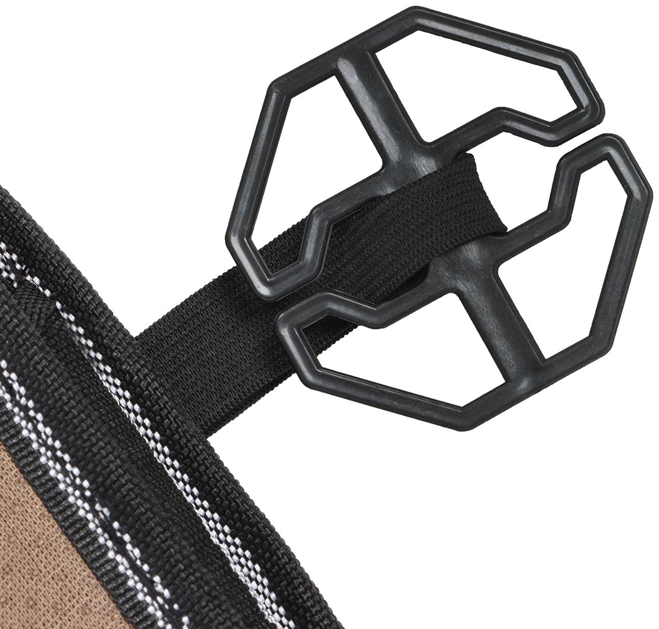 Накидка-массажёр на сиденье, 126×42 см, с поясничной опорой, черный