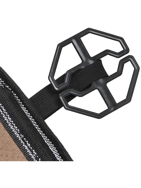 Накидка-массажёр на сиденье, 126×42 см, с поясничной опорой, черный