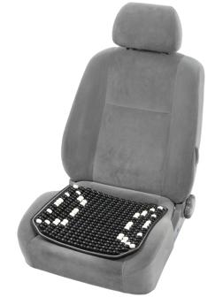 Накидка-массажер на сиденье 45×45 см, дерево, черный