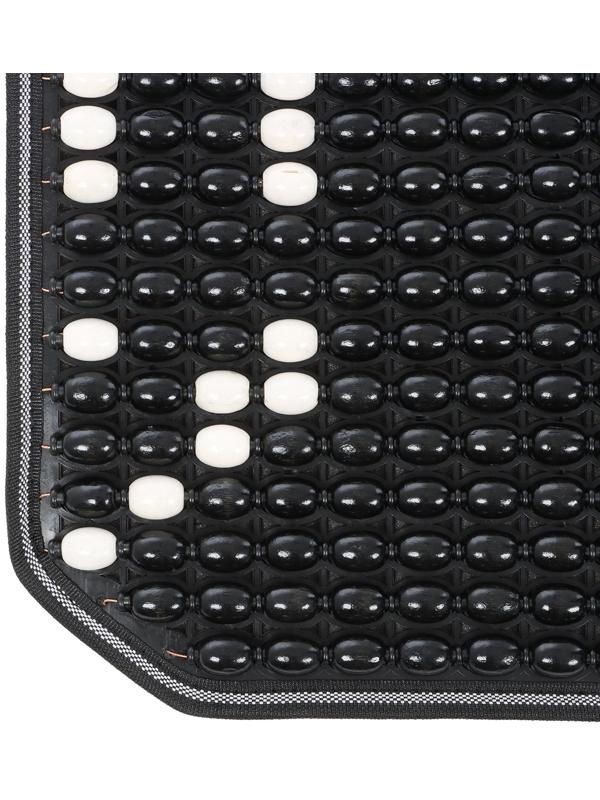 Накидка-массажер на сиденье 45×45 см, дерево, черный