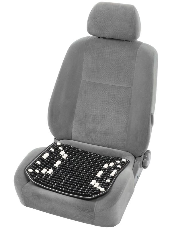 Накидка-массажер на сиденье 45×45 см, дерево, черный