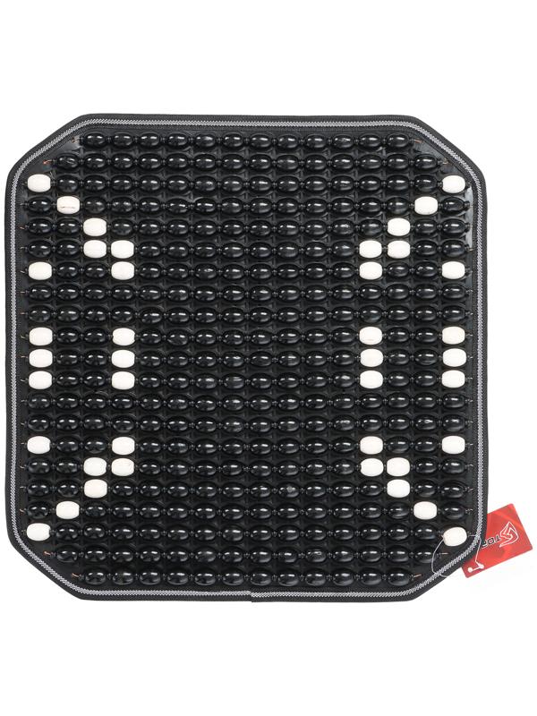 Накидка-массажер на сиденье 45×45 см, дерево, черный