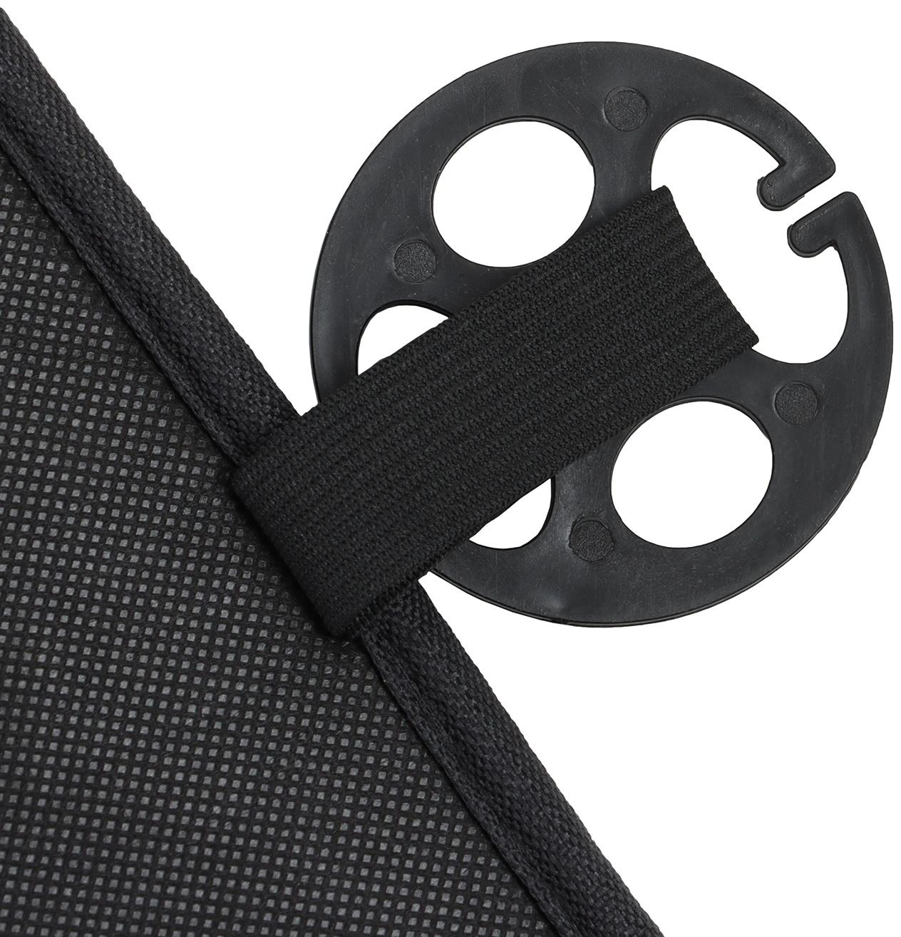 Накидка-массажёр на сиденье, 126×43 см, с поясничной опорой, коричневый