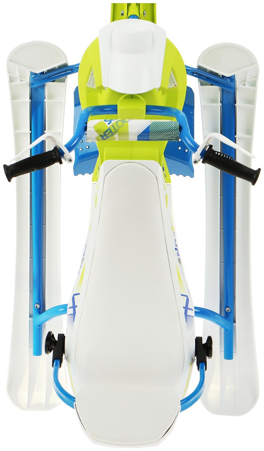 Снегокат Snowpatrol 2 SND4/3, со спинкой, цвет синий