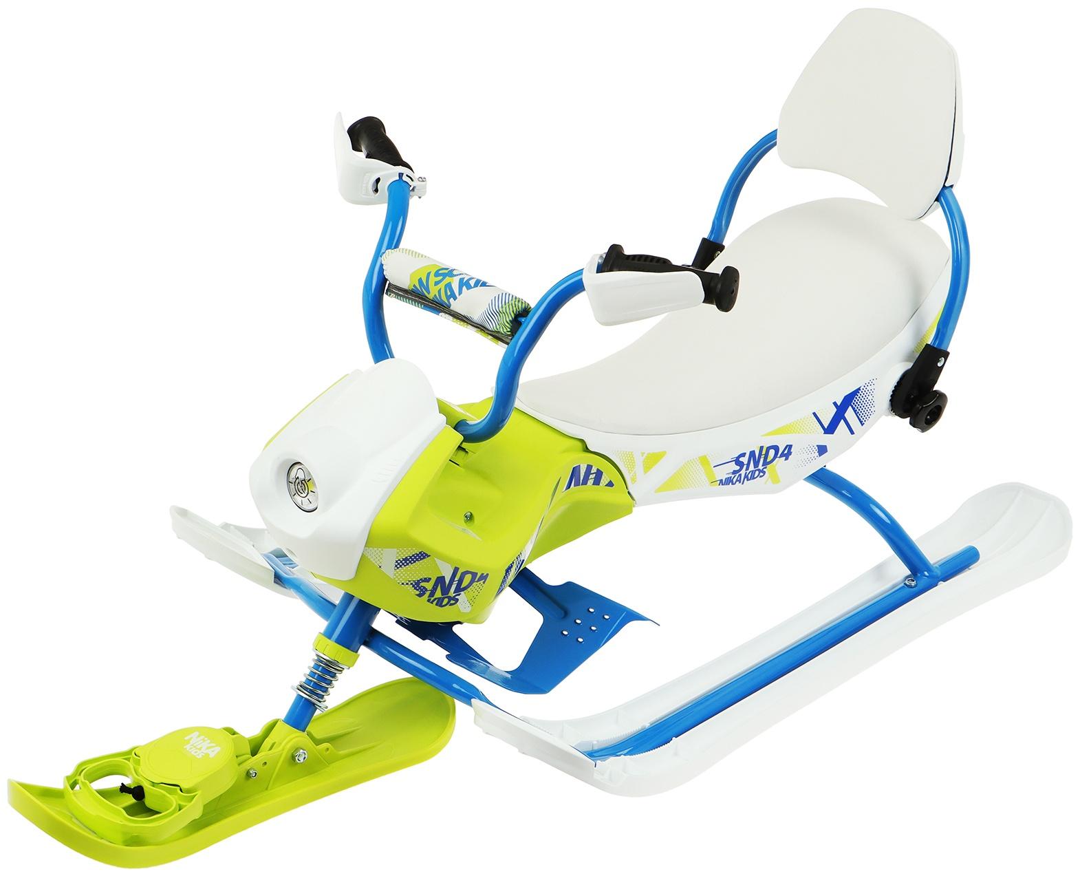 Снегокат Snowpatrol 2 SND4/3, со спинкой, цвет синий
