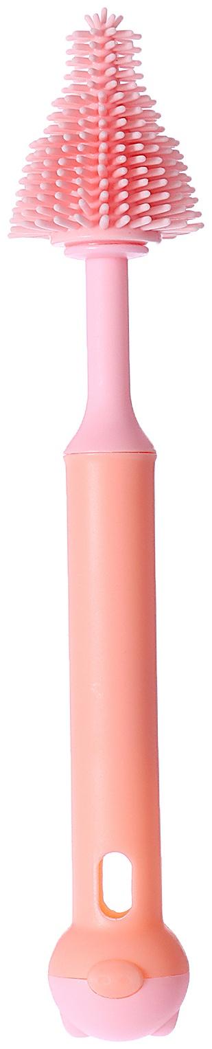 Ёршик для сосок и пустышек, цвет розовый