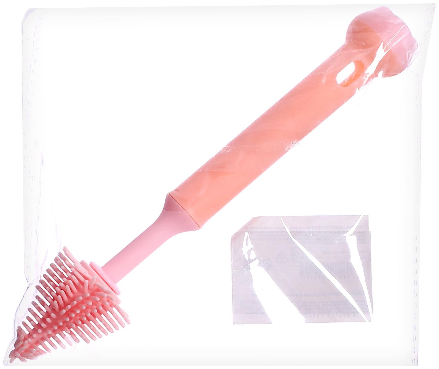 Ёршик для сосок и пустышек, цвет розовый