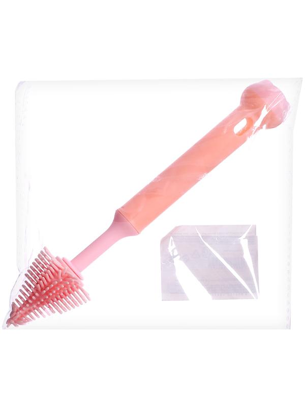 Ёршик для сосок и пустышек, цвет розовый