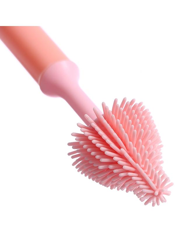 Ёршик для сосок и пустышек, цвет розовый