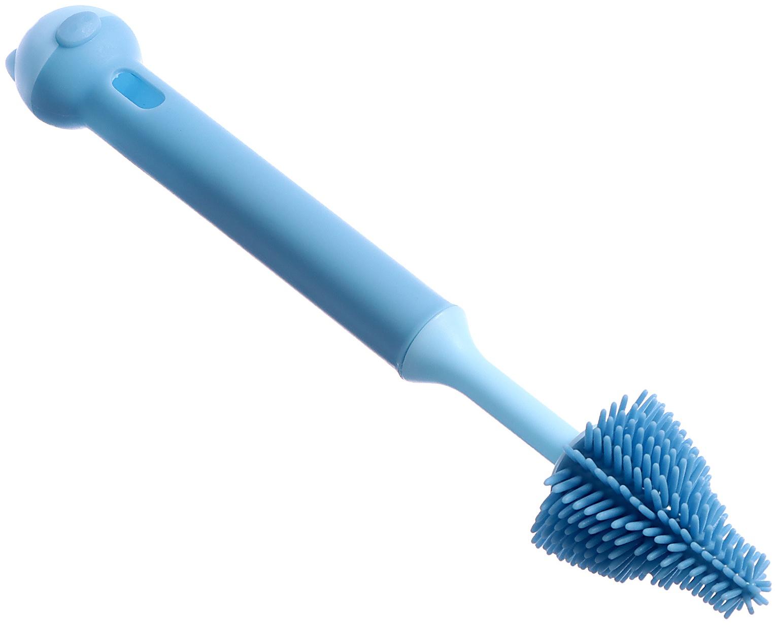 Ёршик для сосок и пустышек, цвет голубой