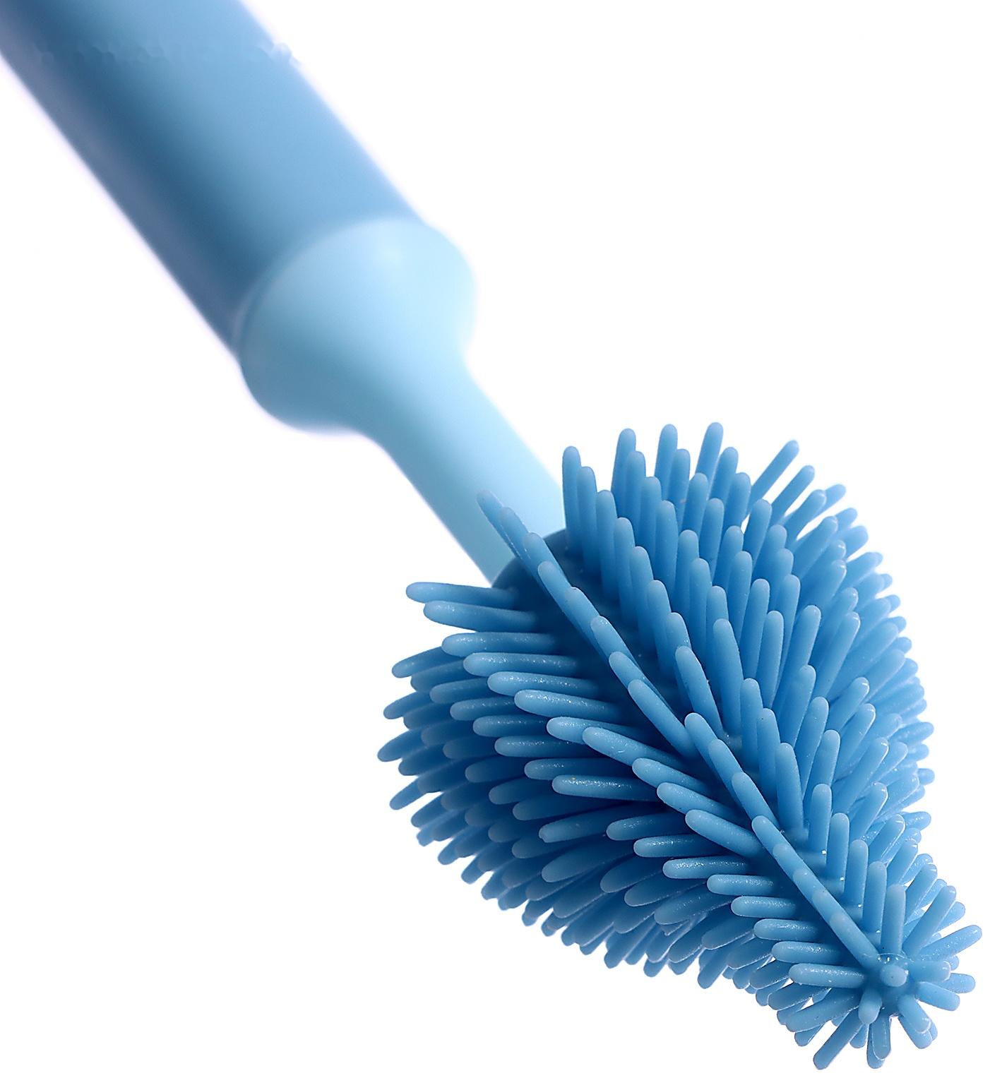 Ёршик для сосок и пустышек, цвет голубой