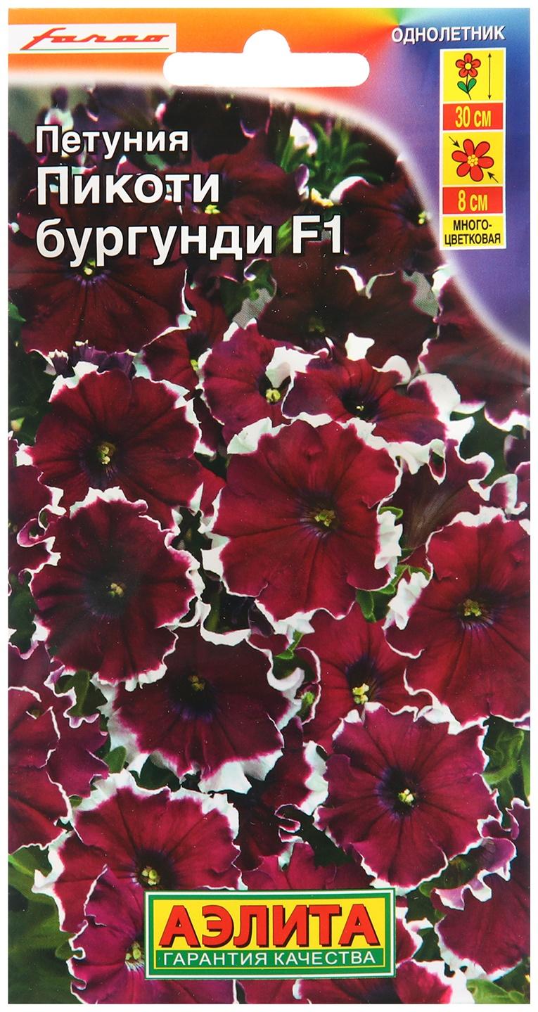 Семена Петуния Пикоти бургунди F1 многоцветковая   Одн (драже в пробирке) Сел. Farao Ц/П 10ш 1022118