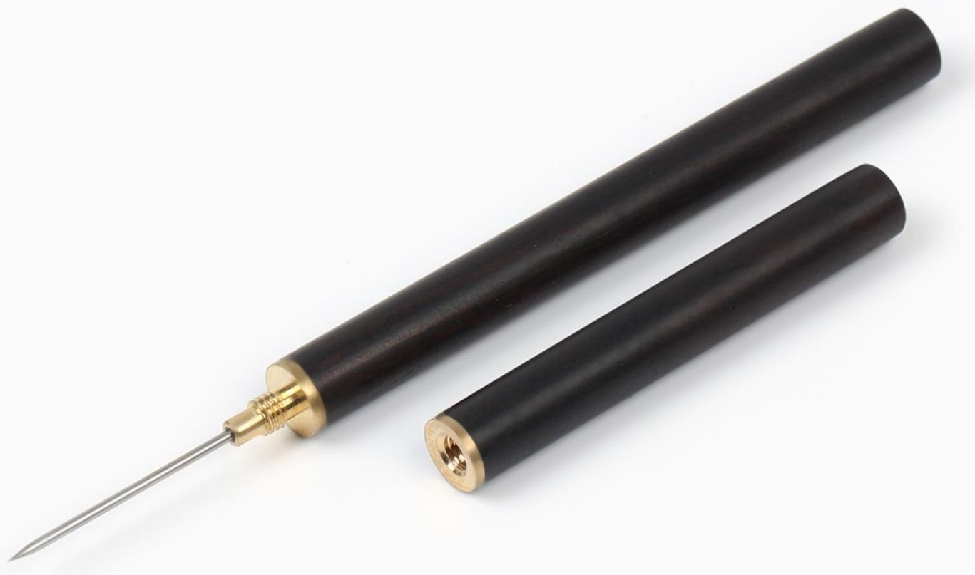 Жало для чистки курильниц, 10см, темное дерево