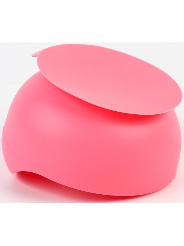 Тарелка детская на присоске и столовые приборы, Крошка Я, розовый